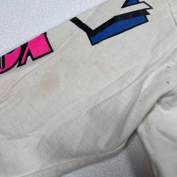 Yoko Racewear Long sleeve 100% Cotton XL VTG 90s Distressed Graphic Print Logo - Picture 10 of 16
